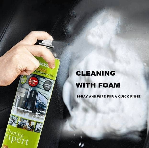 Handboss Universal Foam Cleaner with brush Leather Fabric Cleaner-650ML