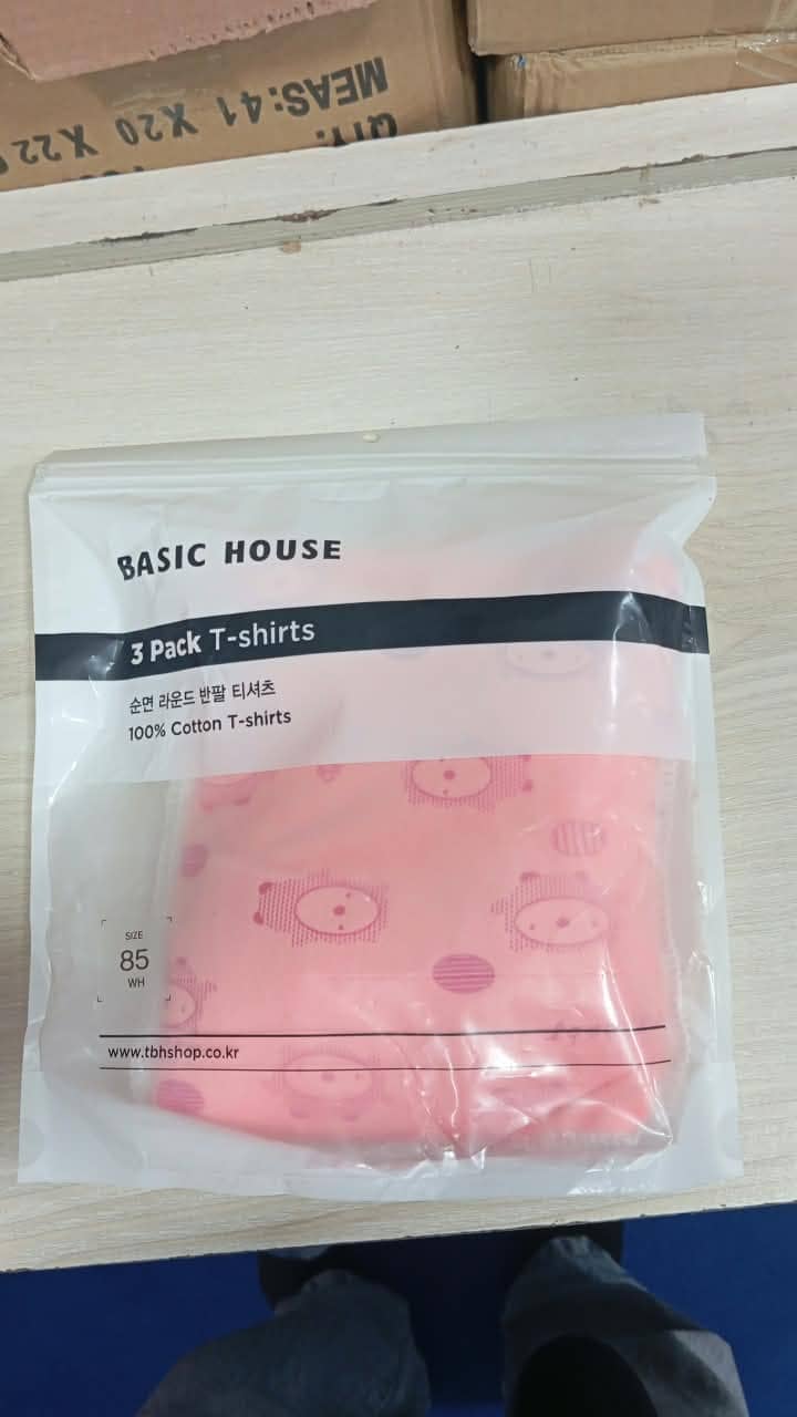 Basic House 3 Pack T-shirts (Size 85)